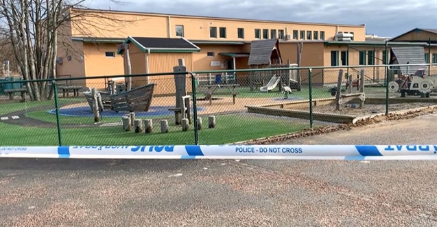 Müslüman çocukların okulu kundaklandı!