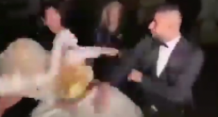 İnanılacak gibi değil! Damat geline tokat attı davetliler çılgınca alkışladı