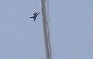 O uçak İdlib'de düşürüldü