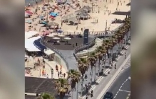 İsrail'de maske zorunluluğu kalktı: Halk plajlara akın etti!