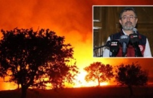 Çanakkale'de yangının ilerlemesi durduruldu