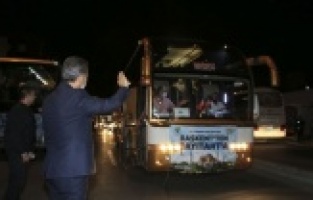 Ayasofya'ya Mamak'tan 1453 kişilik konvoy