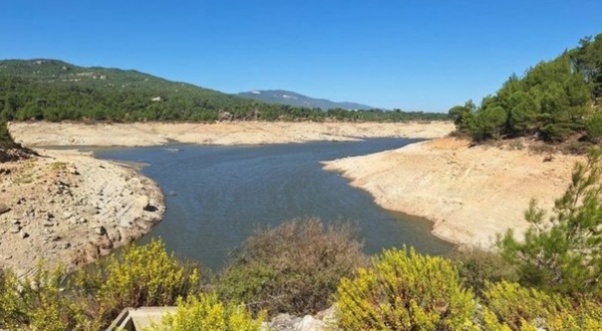 Bodrum´a su veren ikinci baraj da kurudu