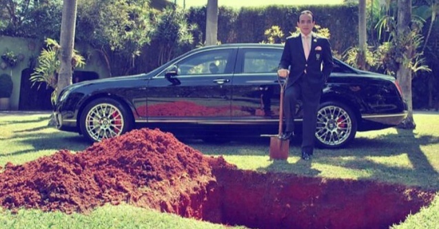 “Milyon dolarlık Bentley’imi gömeceğim"