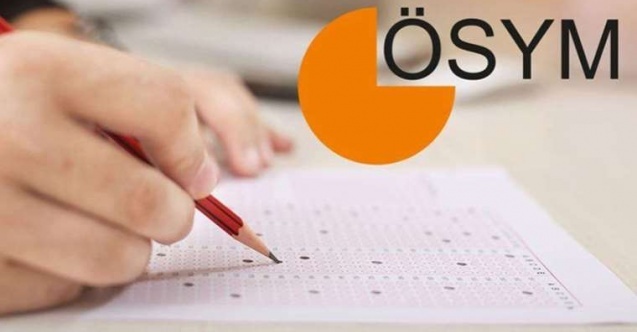 ÖSYM sınav takvimini açıkladı