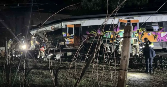 Tren kazası bilançosu: 1 ölü, 37 yaralı