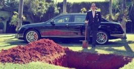 “Milyon dolarlık Bentley’imi gömeceğim"